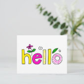 hello postcard | Zazzle