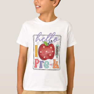 Hello Pre-K, Boys or Girls T-Shirt