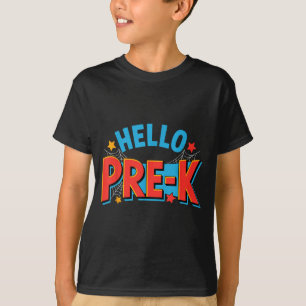 Hello pre-k preschool squad spider back to school T-Shirt