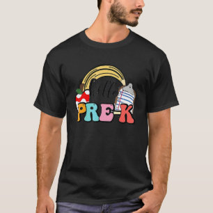 Hello Pre K Teacher Rainbow Back To School Boys Ki T-Shirt