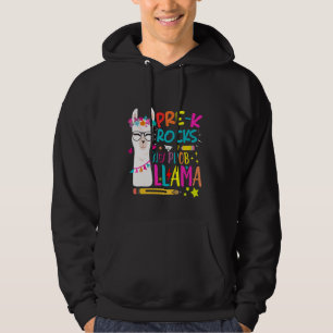 Hello Pre-K Team Pre-K Rocks First Day No Prob-Lla Hoodie