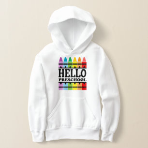 Hello Preschool Back to School Hoodie