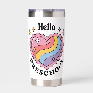 Hello Preschool   Back to School Preschool Insulated Tumbler