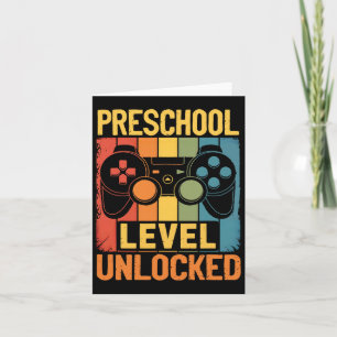 Hello Preschool Level Unlocked Video Game Back To Card