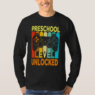 Hello Preschool Level Unlocked Video Game Back To T-Shirt