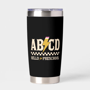 Hello Preschool   Preschool Teacher Preschooler Insulated Tumbler