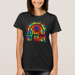 Hello Preschool Retro Rainbow Tie Dye Teacher Todd T-Shirt