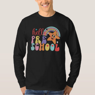Hello Preschool Teacher's Back To School Boys Girl T-Shirt