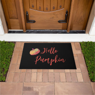 Hey There Pumpkin Doormat, Fall Welcome Mat, Fall Decor, Funny Doormat,  Funny Welcome Mat, Halloween Doormat, Fall Door Mat, Hello Pumpkin 