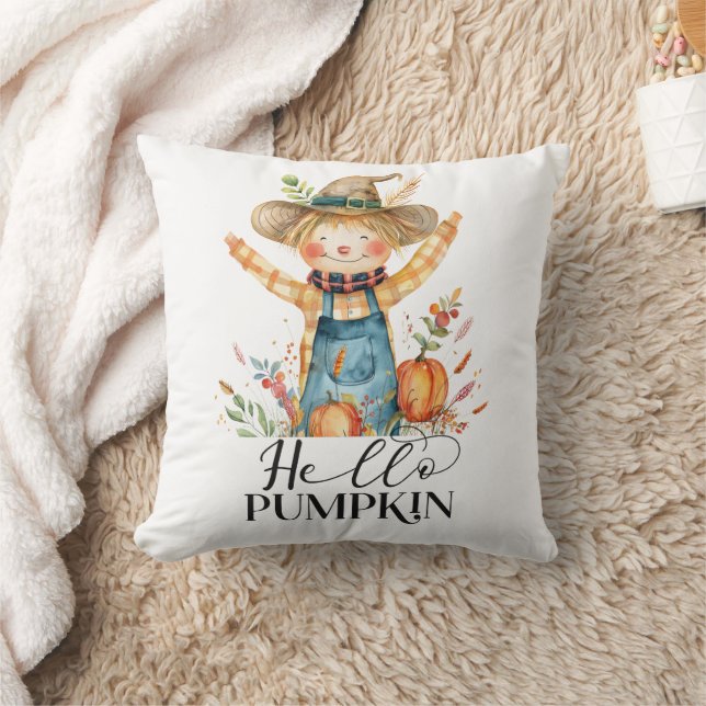 Hello Pumpkin Cushion (Blanket)