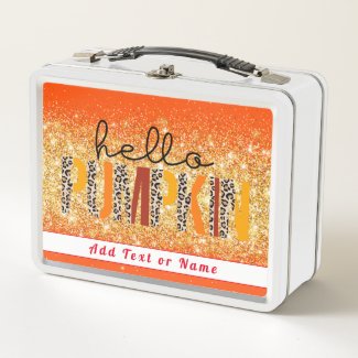 Hello Pumpkin Fall Autumn Customize Text and Color