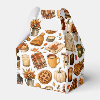 Hello Pumpkin Fall Autumn Pumpkin Party Favor Box