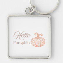 Hello Pumpkin Floral Autumn Cute Halloween Gift