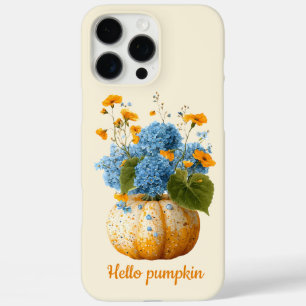 Hello Pumpkin Floral Halloween Arrangement iPhone 16 Pro Max Case