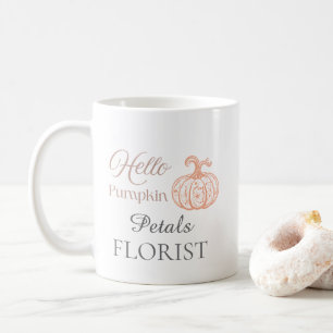 Hello Pumpkin Halloween Florist Business Branding Coffee Mug