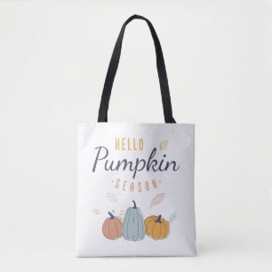 Hello Pumpkin Season Tote Bag