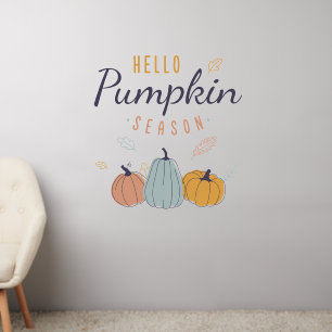 Hello Pumpkin Season Wall Decal