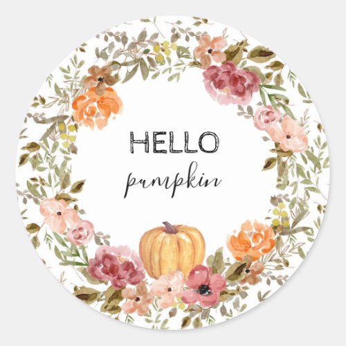 Hello Pumpkin Stickers