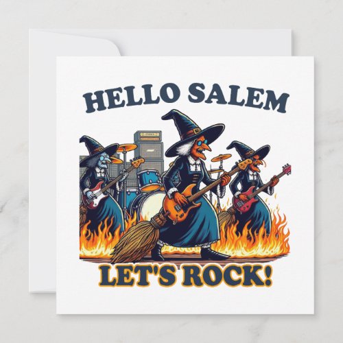 Hello Salem Massachusetts Witch Rock Band