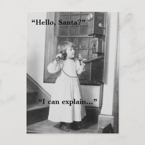 Hello Santa _ Postcard