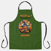 Hello Scary Hallowe'en Pumpkin