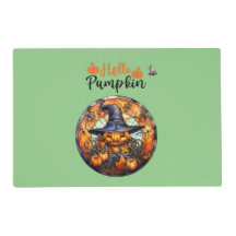 Hello Scary Hallowe'en Pumpkin