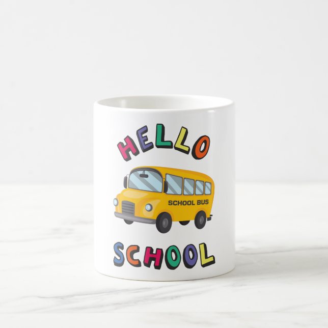 Hello School Coffee Mug (Center)