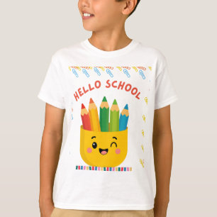 Hello School: Colorful Learning Journey. T-Shirt