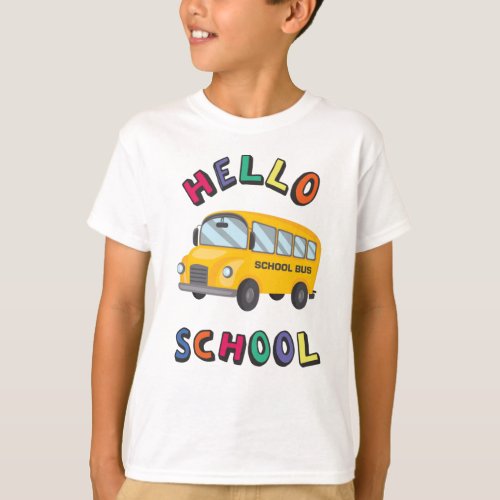 Hello School T_Shirt