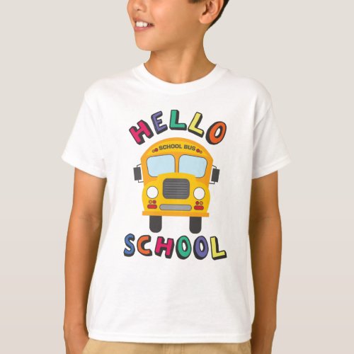 Hello School T_Shirt