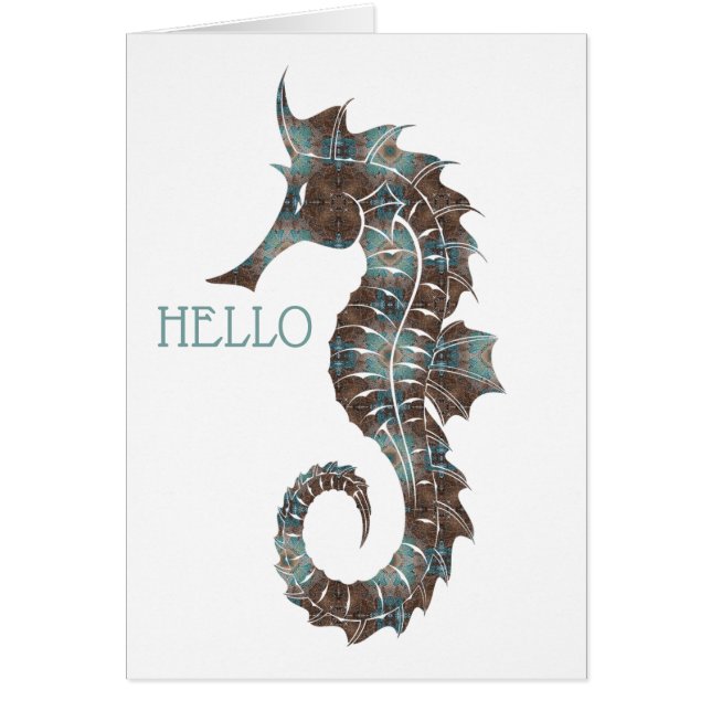 Hello Seahorse Cards (Front)