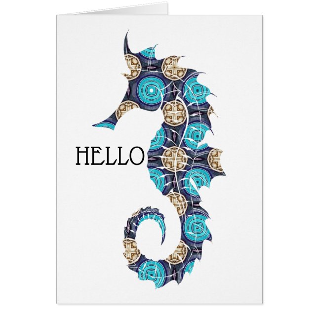 Hello Seahorse Cards (Front)