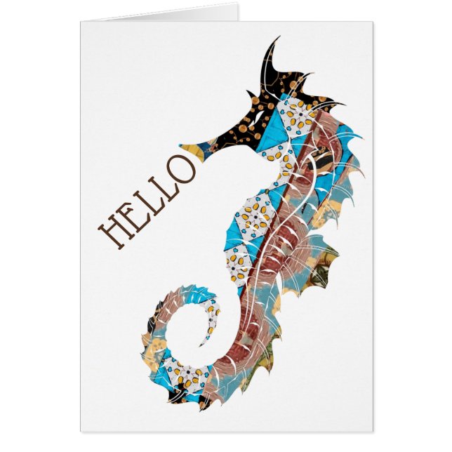 Hello Seahorse Cards (Front)