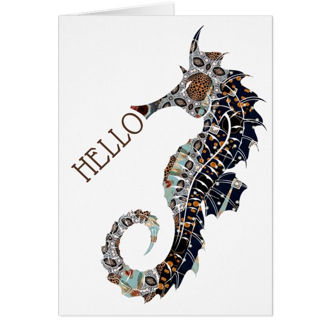 Hello Seahorse Cards (Front)