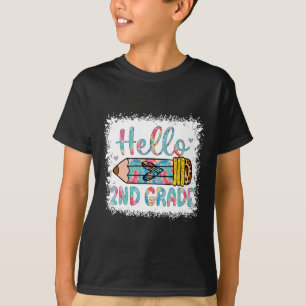 Hello Second Grade Back To School 2nd Grade Studen T-Shirt