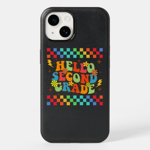 Hello Second Grade Groovy OtterBox iPhone 14 Case