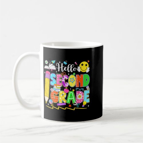 Hello Second Grade Team 2nd Grade Back To School Coffee Mug