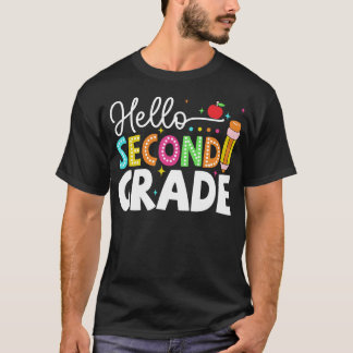 Hello Second Grade Team 2nd Grade Back to School T-Shirt