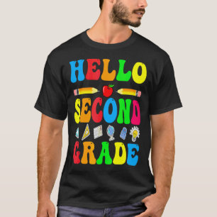Hello Second Grade Team 2nd Grade Back To School T T-Shirt