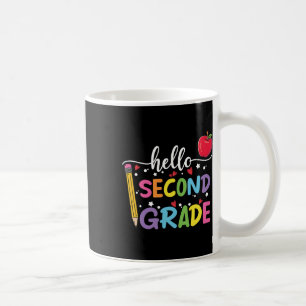 Hello Second Grade Team 2nd Grade Byck To School T Coffee Mug