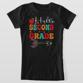 hello seconde grade back to school  T-Shirt