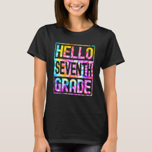Hello Seventh Grade Back to School 7th Grade Teach T-Shirt