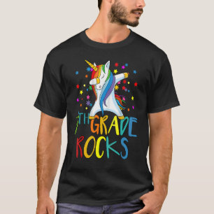 Hello Seventh Grade Rocks 7th Grade Teacher Apprec T-Shirt