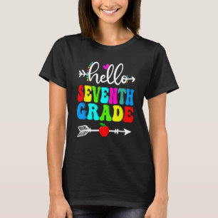 Hello Seventh Grade Team 7th Grade Back To School T-Shirt