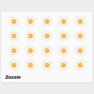 Hello Shining Sun sticker