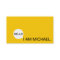 Hello Speech Bubble | Casual Modern Black & Yellow