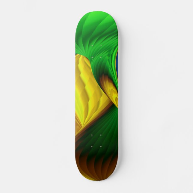 Hello Spring and Sunshine! Abstrakt Skateboard (Front)