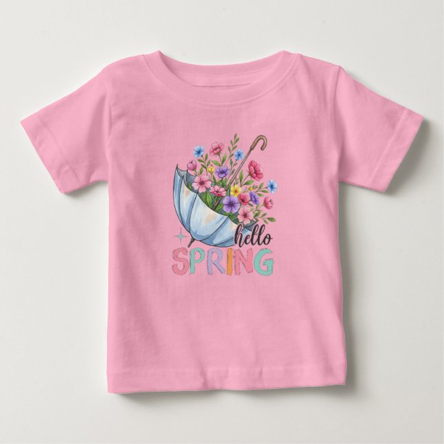 Hello Spring Baby T-Shirt (Front)