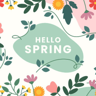 Hello Spring Custom Wireless Charger