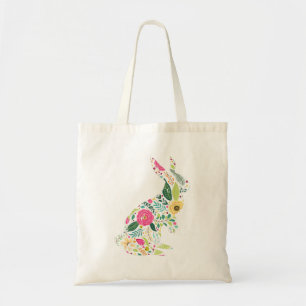 Hello Spring Easter Bunny Tote Bag